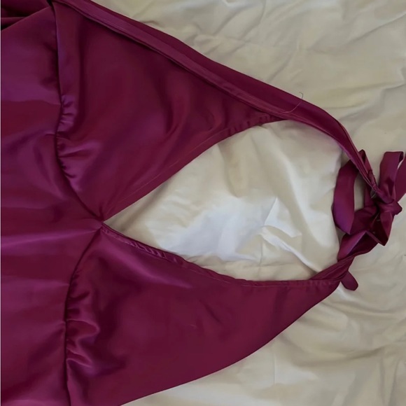 Just Polly New York Fuchsia Halter dress/top - Picture 5 of 6